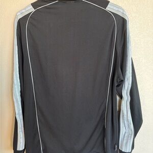 adidas Black and Gray Short Sleeve Tee